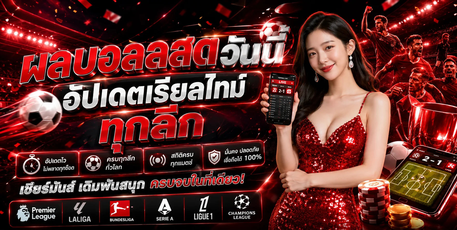 ผลบอลสด KODA888 อัปเดตสกอร์เรียลไทม์ทุกลีก